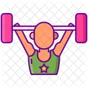 Strong Man Weight Lifter Powerful Man Icon