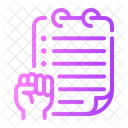 Strong Motivation Willpower Icon