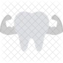 Strong Teeth Dental Dentist Icon