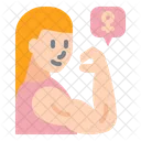 Strong Woman  Icon