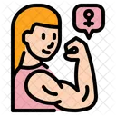 Strong Woman  Icon