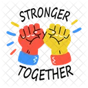 Stronger Together Togetherness Community Icon