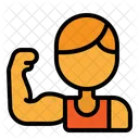 Strongman Muscle Strength Icon
