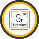 Strontium Preodic Table Preodic Elements Icon