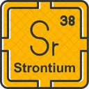 Strontium Preodic Table Preodic Elements Icon