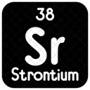 Strontium Chemistry Periodic Table Icon