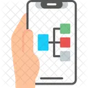 Structure Telephone Portable Cadre Icon