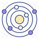 Structure Atomique Symbole Scientifique Science Icône