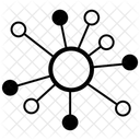 Connexion Structure Atomique Liaison Chimique Icône