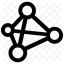 Connexion Structure Atomique Liaison Chimique Icône