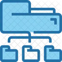 Dossier Reseau Structure Icône