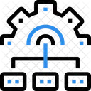 Structure d'entreprise  Icône