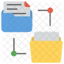 Dossier Reseau Structure Icône