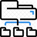 Dossier Reseau Structure Icône
