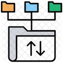Dossier Reseau Structure Icône
