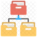 Dossier Reseau Structure Icône