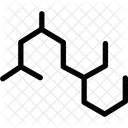 Hexagonal Forme Structure Icône