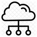 Structure Cloud Cloud Connect Icône