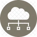 Nuage Structure Ordinateurs Icône