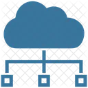 Nuage Structure Ordinateurs Icône