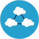 Clouds Connecte Internet Icône