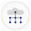 Nuage Structure Schema Icône