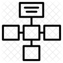 Structure Organisationnelle Hierarchie Structure Icône