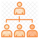 Hierarchie Structure Structure De Lentreprise Icône
