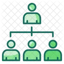 Hierarchie Structure Structure De Lentreprise Icône