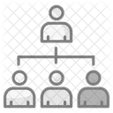 Hierarchie Structure Structure De Lentreprise Icône
