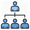 Hierarchie Structure Structure De Lentreprise Icône