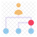 Structure Organization Hierarchy Network Icon
