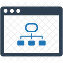 Structure Web  Icône