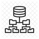 Structured Data Database Data Server Icon