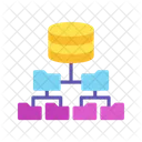 Structured Data Database Data Server Icon