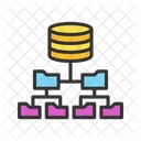 Structured Data Database Data Server Icon