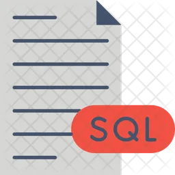 Structured Query Language Data File  Icon