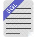 Structured Query Language Data File  Icon