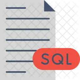 Structured Query Language Data File  Icon