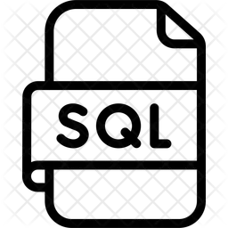 Structured Query Language Data File  Icon