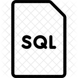 Structured Query Language Data File  Icon