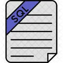 Structured Query Language Data File File File Type Icon