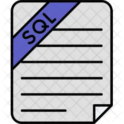 Structured Query Language Data File  Icon