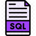 Structured Query Language Data File File File Type Icon