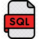 Structured Query Language Data File Icon