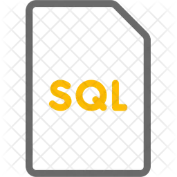Structured Query Language Data File  Icon