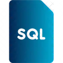 Structured Query Language Data File  Icon