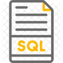Structured Query Language Data File Icon