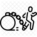 Struggle Slavery Person Icon