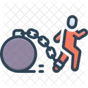 Struggle Slavery Person Icon